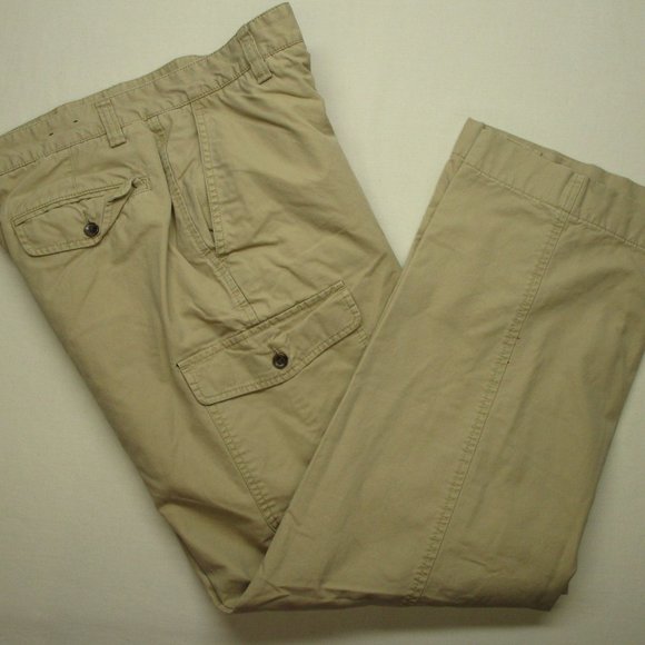 Eddie Bauer Relaxed Fit Men's Casual Walking Lined Insulated Cargo Pants 32X34